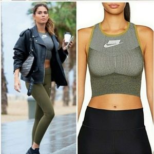 NWT Nike Knit Crop Top Size M